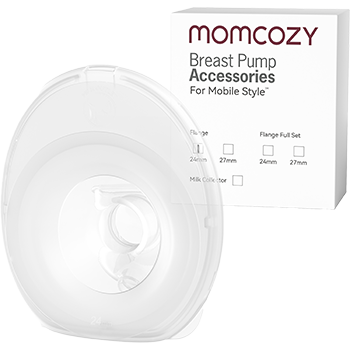 Momcozy Mobile Style Milk Collector and Flange, 24 mm