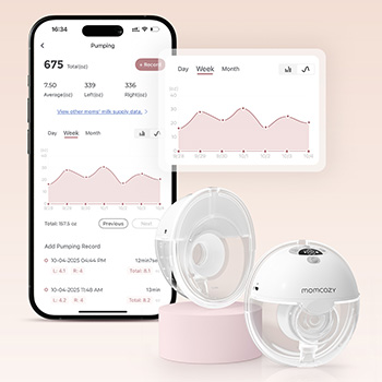 Momcozy M5 Smart Wearable Breast Pump